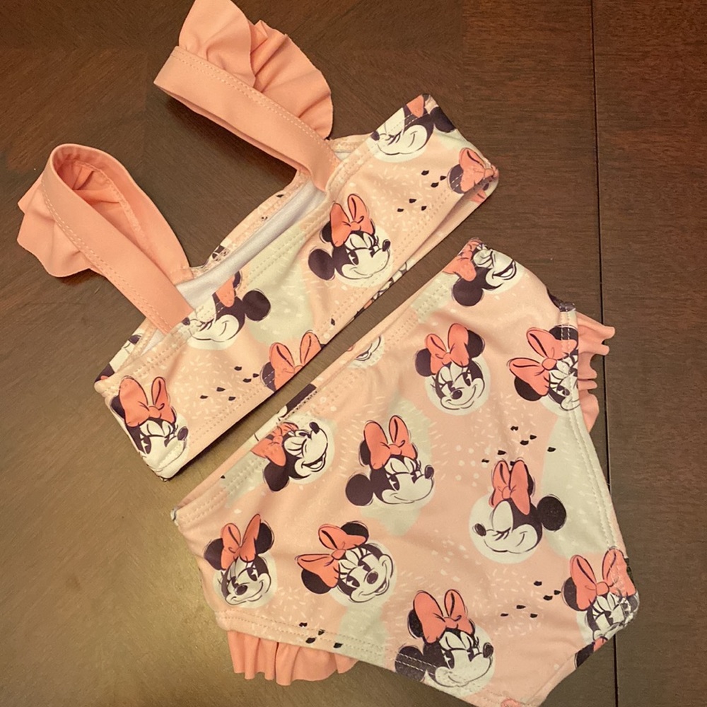 ✨ Disney Store Minnie Mouse Ruffle Bikini ✨ - Picture 2 of 2